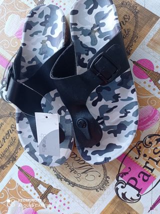 Sandalias hombre camuflaje
