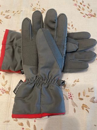 Guantes de invierno para moto - rojos y grises