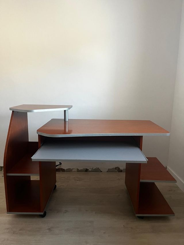 Escritorio con soporte - Madera (Ganga)