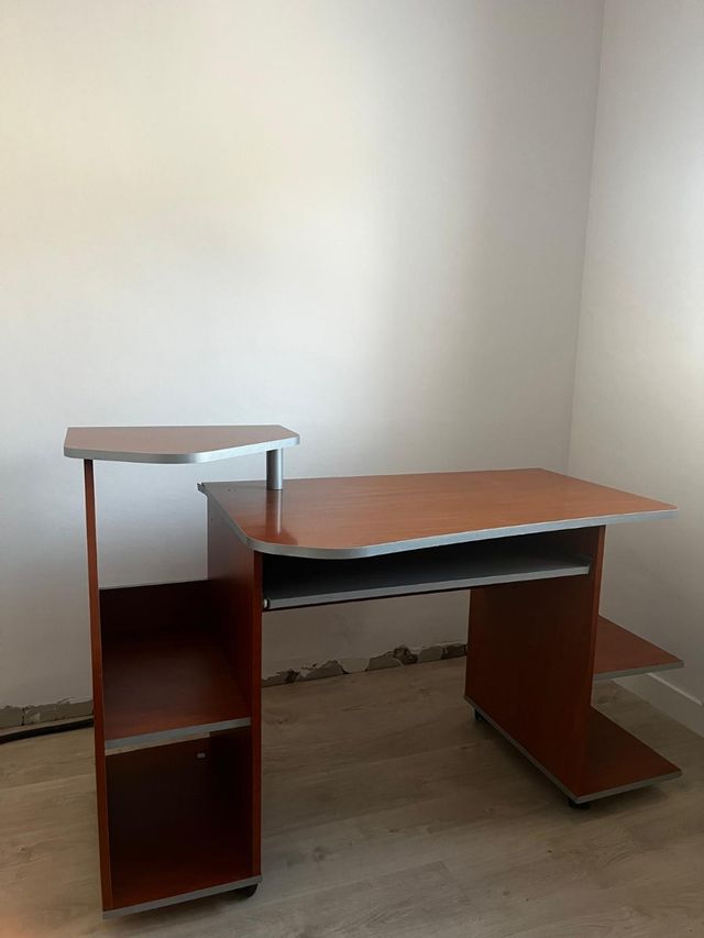 Escritorio con soporte - Madera (Ganga)