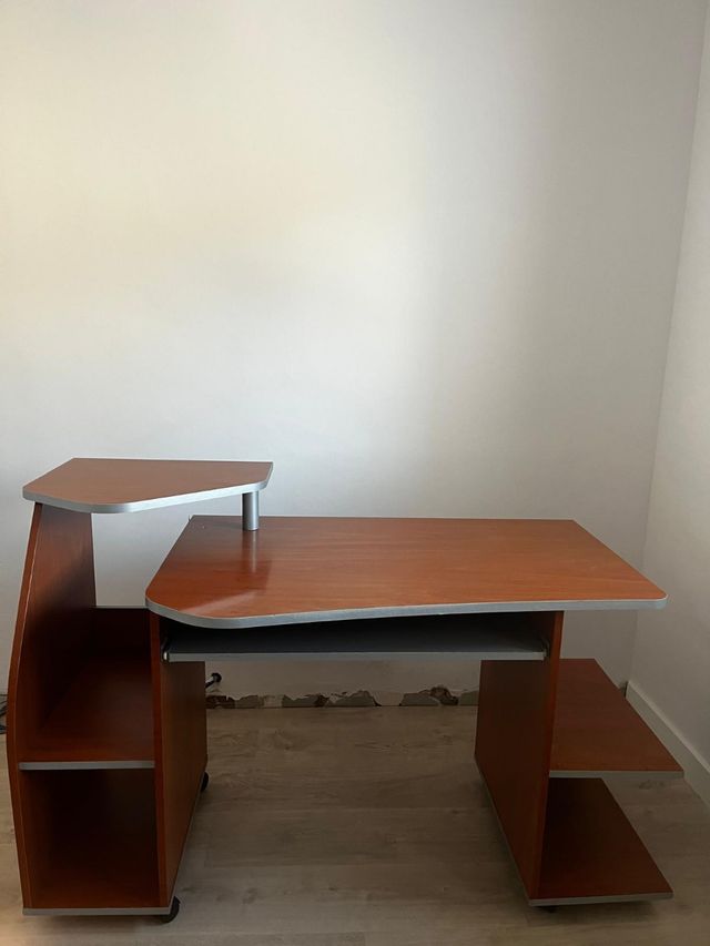 Escritorio con soporte - Madera (Ganga)