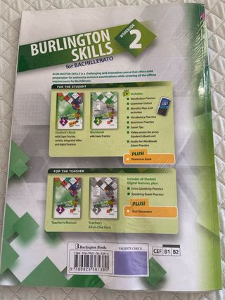 BURLINGTON SKILLS FOR 2 BACH EJERCIC SPA