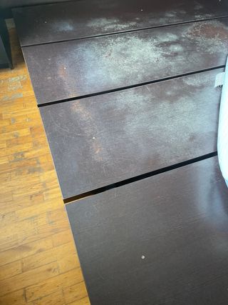 Cama Tatami marrón de madera