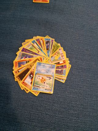 20 cartas Pokémon 1ª Generacion