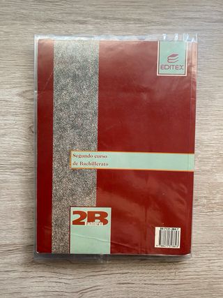 Libro Matemáticas 2º Bachillerato Editex