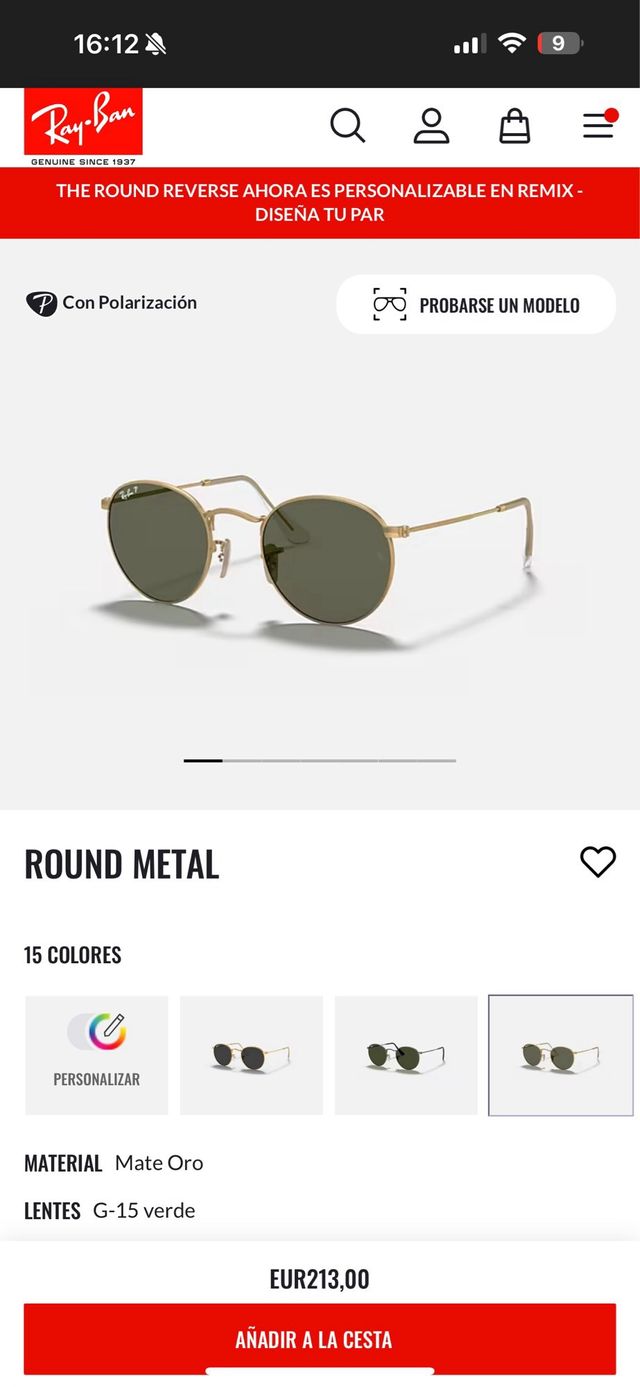Ray-Ban Round Metal
