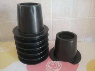 7 Rialzi per Letto/Poltrona - Nero