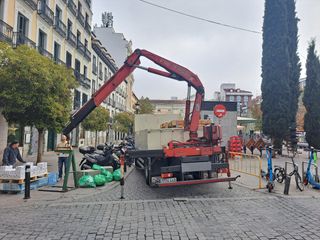 Grúa Fassi F110 - camión