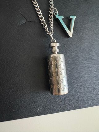 Collar acero plata