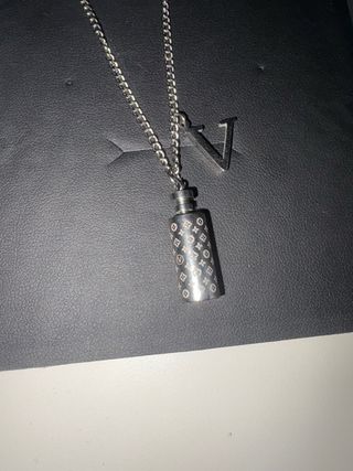 Collar acero plata