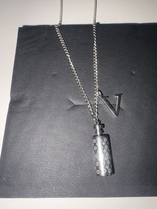 Collar acero plata