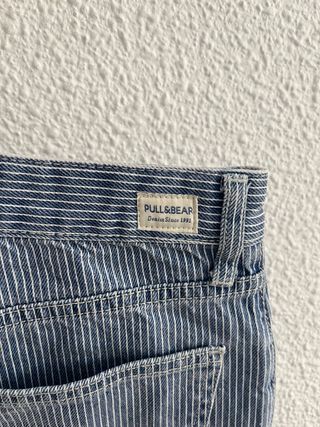 Pantalones vaqueros rayas Pull&Bear S
