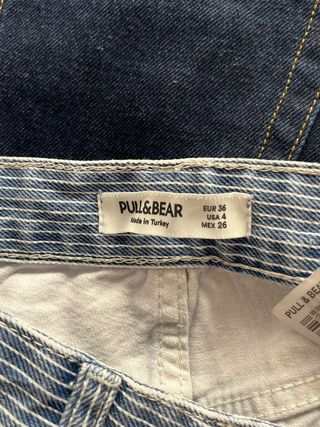 Pantalones vaqueros rayas Pull&Bear S