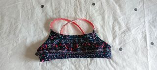 Top bañador niña - Azul, Rosa