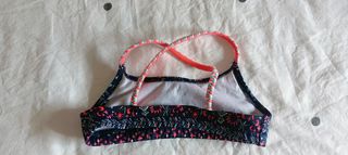 Top bañador niña - Azul, Rosa