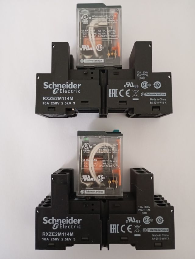 10 Relés RXZE2M114M Schneider