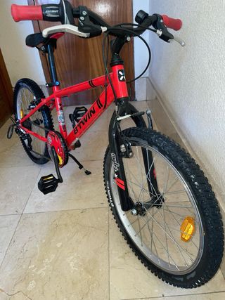 Bicicleta Infantil BTWIN 20" roja