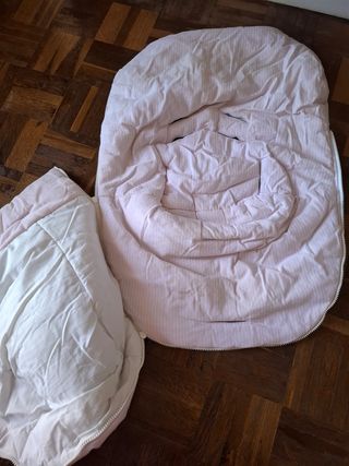 Funda silla bebé invierno rosa