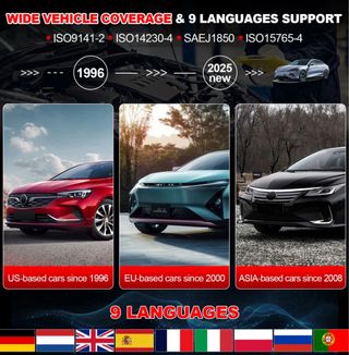 Escáner OBD2 Launch CR300 nuevo