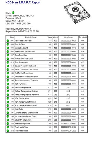 Seagate Barracuda 500GB - 2 HDD