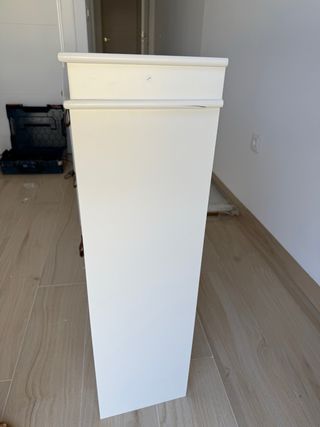 Zapatero blanco de madera - 4 cajones