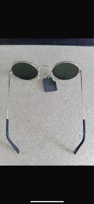 Occhiali vintage gold unisex