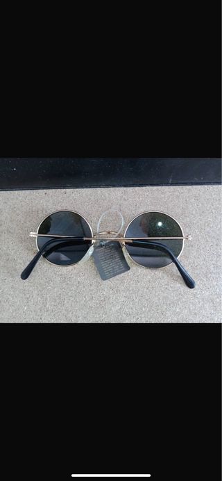 Occhiali vintage gold unisex