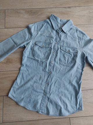 Camicia Jeans Donna Tg M