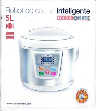Cookermatic 5L: Robot Cocina Inteligente