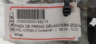 PINZA DE FRENO DELANTERA IZQUIERDA OPEL CORSA C