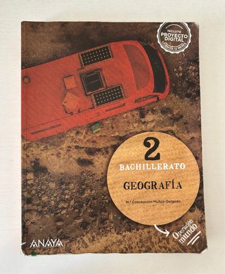 Libro Geografía Anaya 2ºbachillerato
