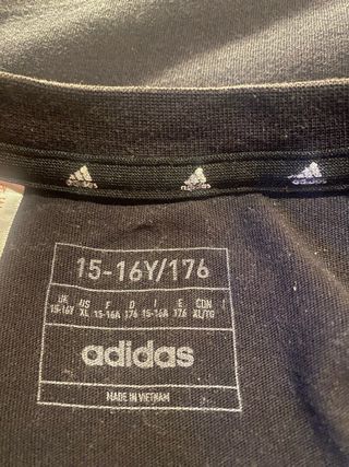 Camiseta Adidas Negra - Talla L