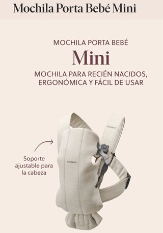 Mochila Porta Bebé Babybjörn Mini