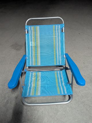 Silla playa plegable aluminio