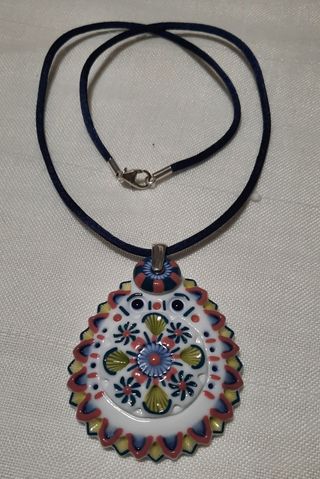 Colgante Sargadelos.Placa oval