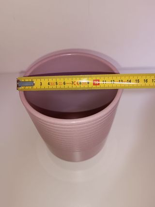 Vaso Ceramica Rosa - 17cm