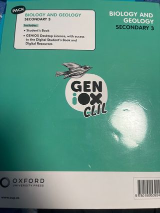 Biology & Geology 3º ESO. Student's book. GENiOX