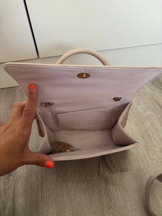 Bolso fiesta beige