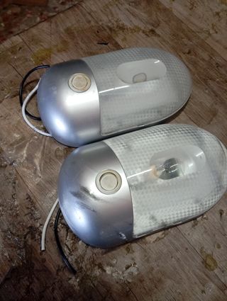 2 Luces LED 12v Camper/Caravana o furgoneta taller
