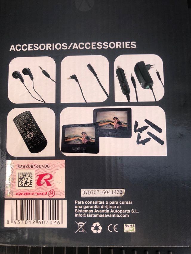 2 pantallas portátiles 7” HD