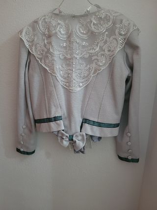 Traje Fallera Verde Plata