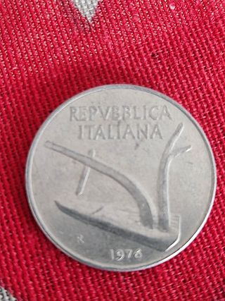 10 Lire Italia 1976 - moneta