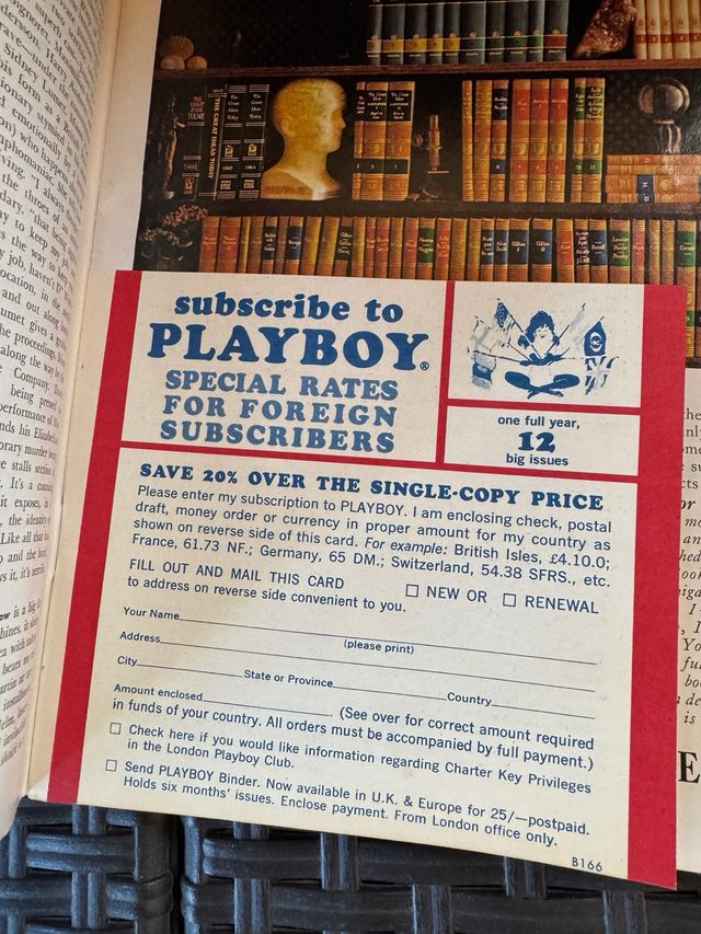 Rivista playboy Marzo 1967