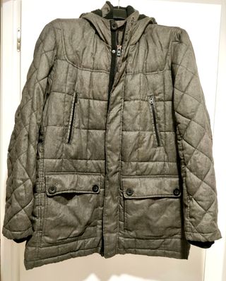 Parka gris Talla 2XL