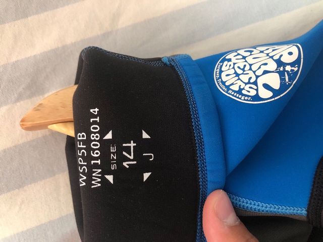 Neopreno Ripcurl - Talla niño