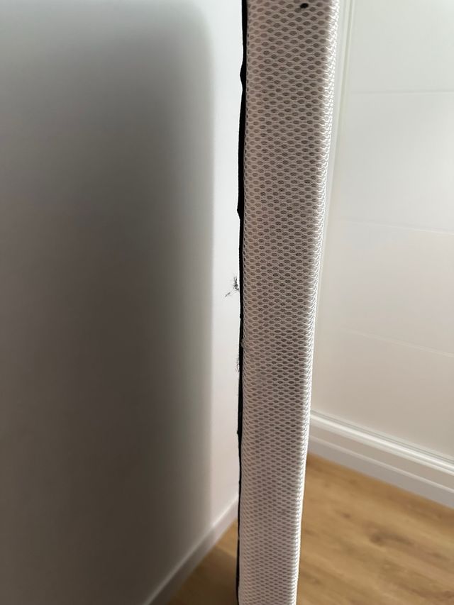 Base Cama Tapizada Blanco