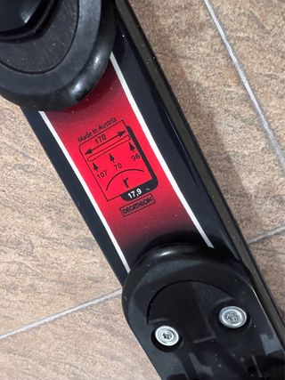 Esquís Quechua MRZ400 Freestyle 170cm+Salomon C610