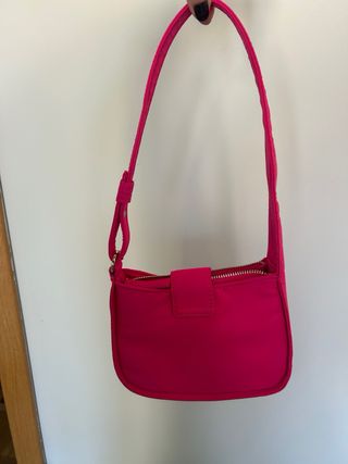 Bolso bandolera Zara rosa