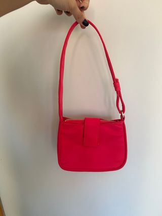 Bolso bandolera Zara rosa