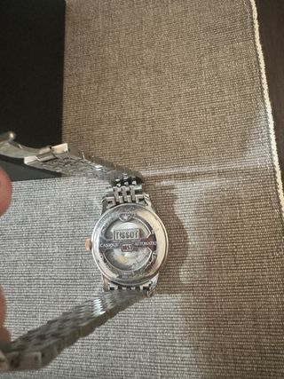 Reloj Tissot Le Locle - gris y oro rosa